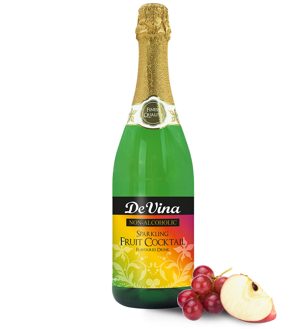 Sparkling Fruit Cocktail Drink